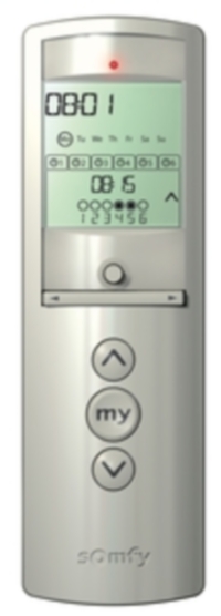 Somfy Telis 6 Chronis RTS, Version Silber